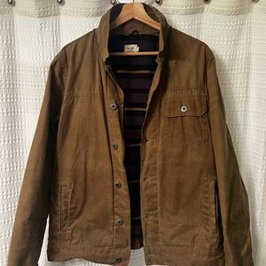 Flint and Tinder waxed trucker jacket